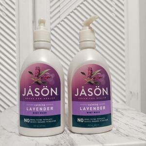2 Jason Calming Lavender Body Wash 16oz Each. Hypoallergenic
